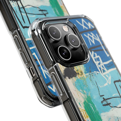 Azure Urban Scribble · Impact Custodia per iPhone · Magsafe