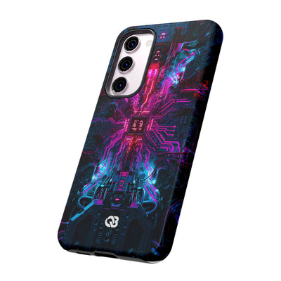 Neural Circuit Core · Tough Phone Case for Samsung · Black