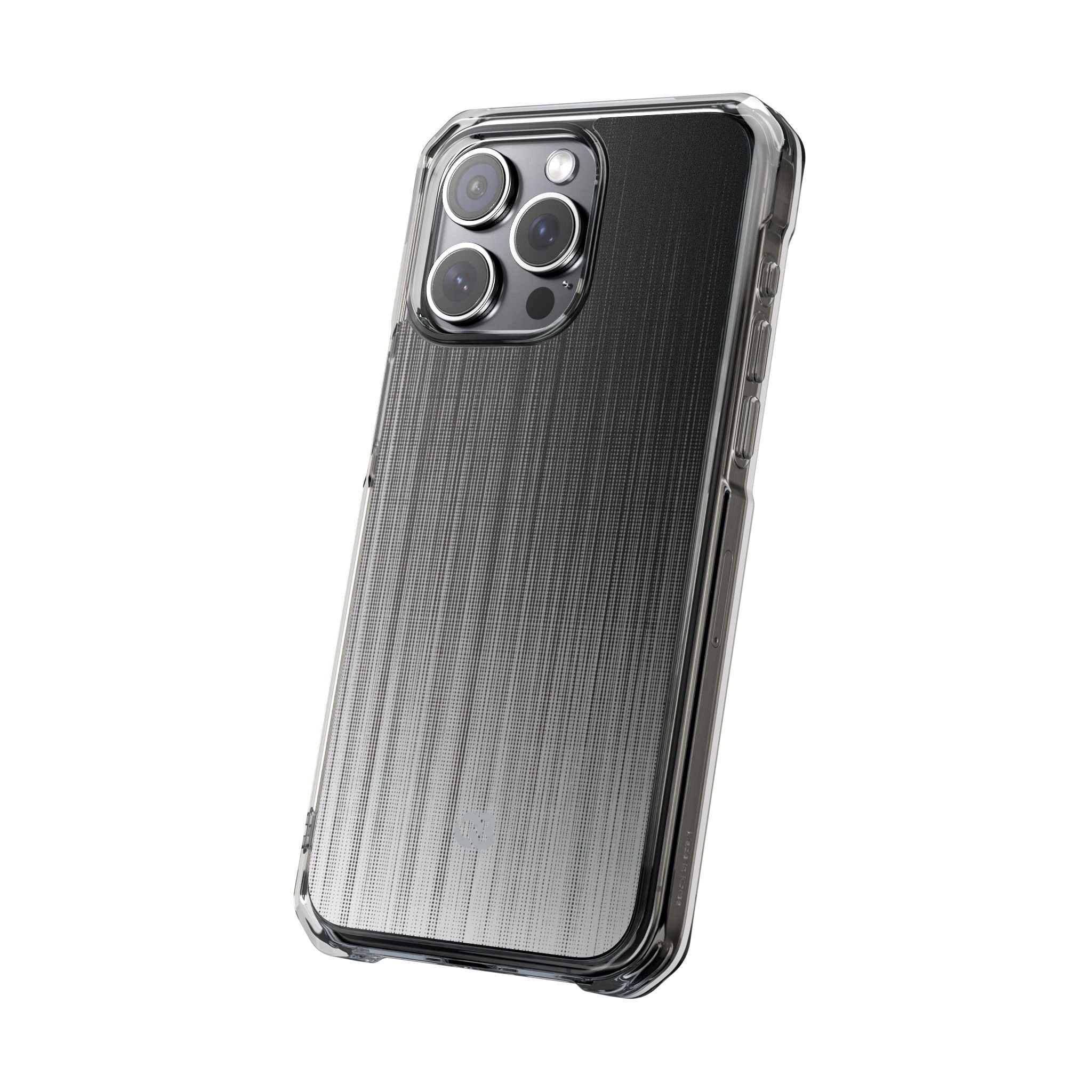 Grey Impact MagSafe Phone Case for iPhone - Static Vertical Dither