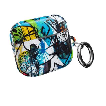 Bold Shapes Blauw - AirPods Case