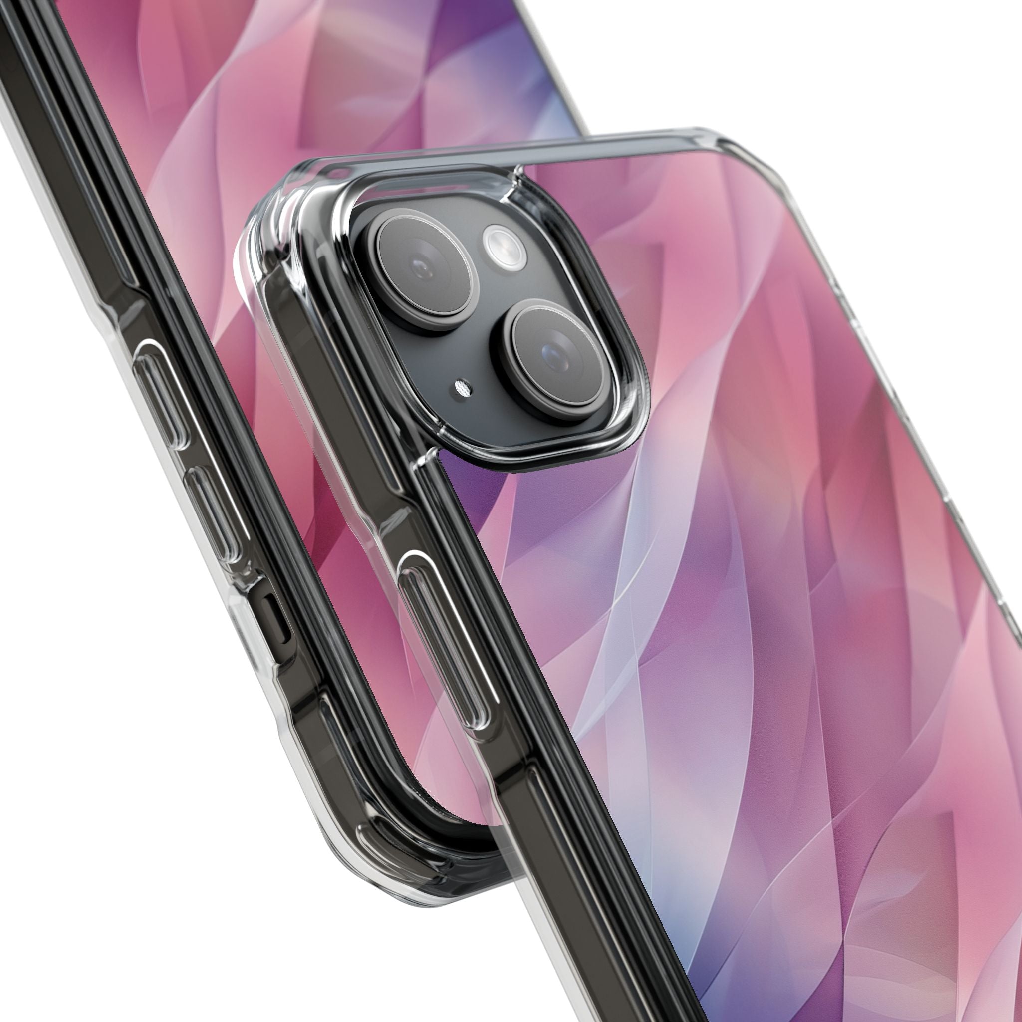 Pink Wave iPhone 15 Plus Cover - Impact