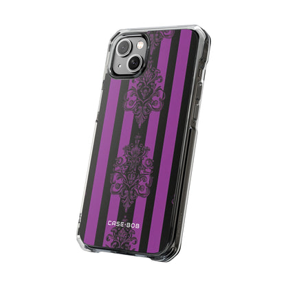 Damask Elegance Purple iPhone 14 Plus Case - Impact