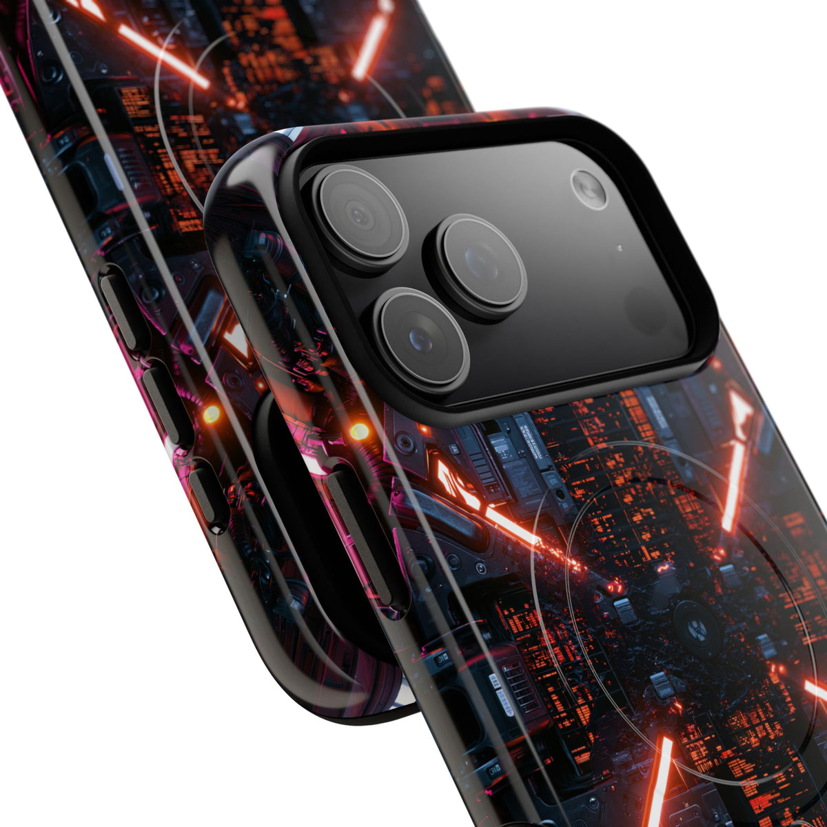 Cybernetic Reactor Core · Tough 2.0 Magnetic Phone Case for iPhone · Black