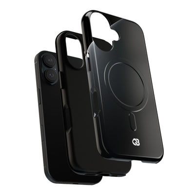 Black Tough 2.0 Magsafe Phone Case for iPhone - Obsidian Lunar Arch