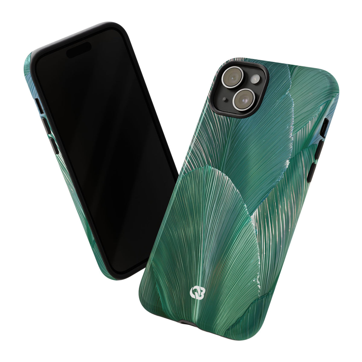 Translucent Fan Palm · Tough Phone Case for iPhone · Teal