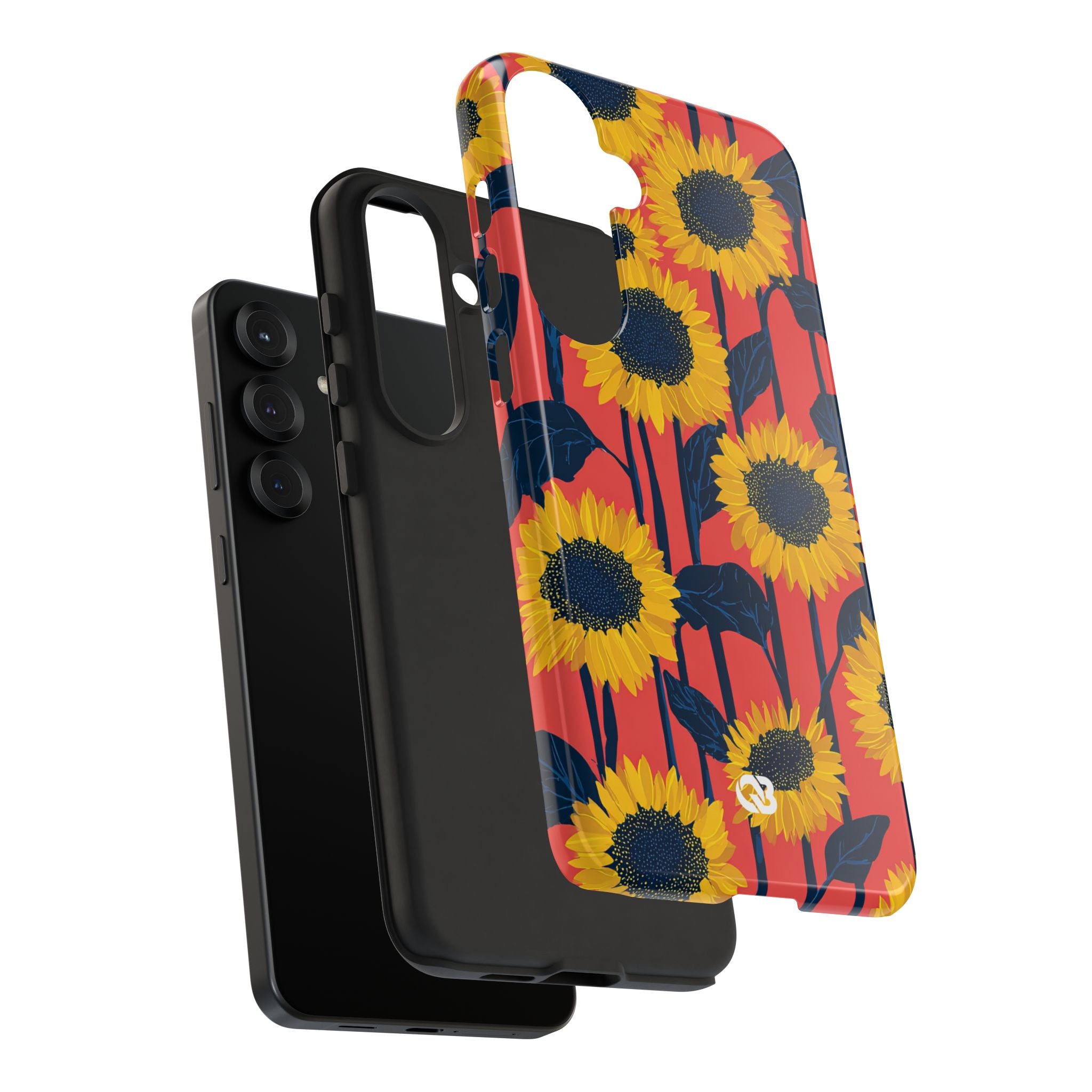 Solar Navy Bloom · Tough Phone Case for Samsung