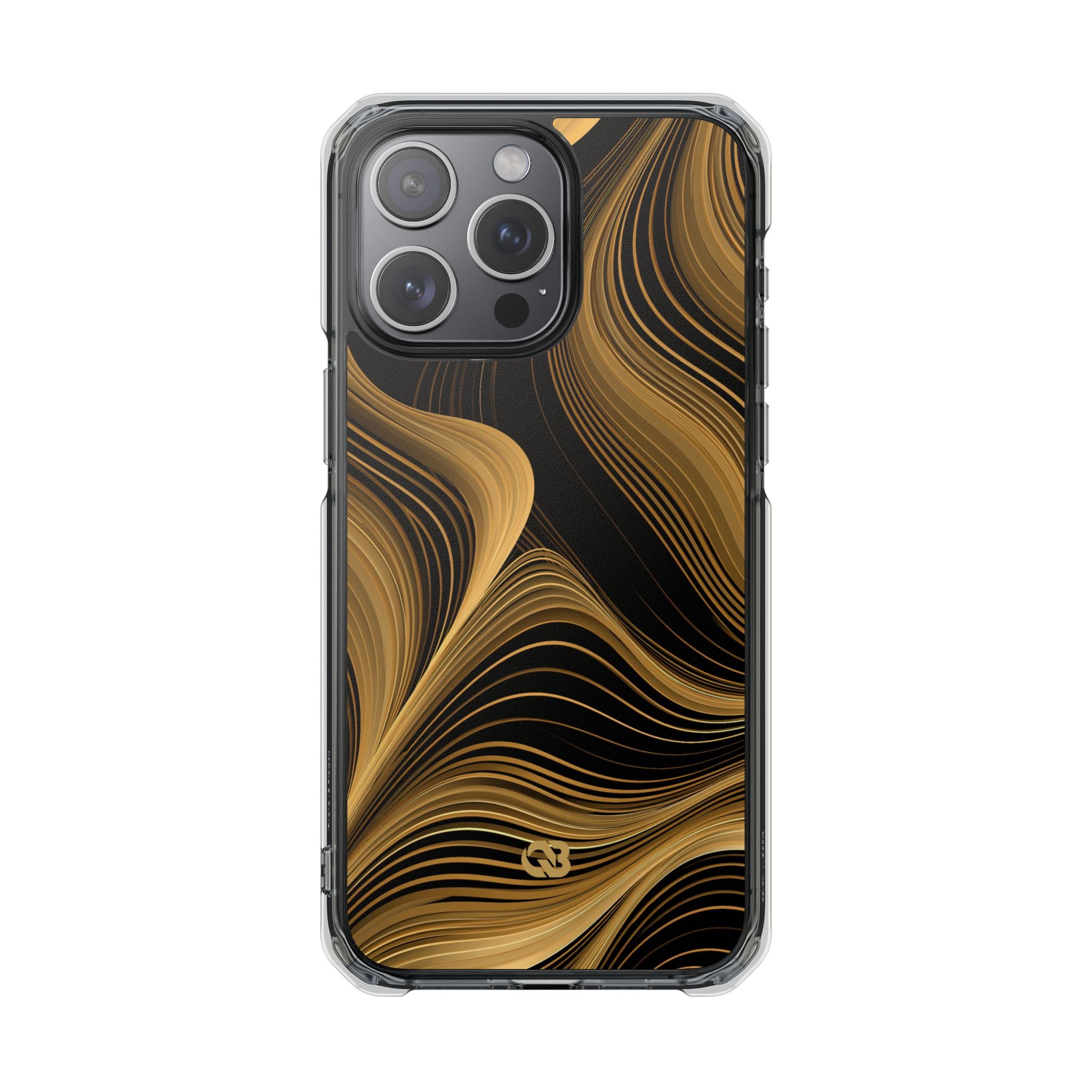 Gold Impact MagSafe Phone Case for iPhone - Molten Copper Strands