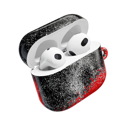 Crimson Noir Drip · Hard Case for AirPods & AirPods Pro · Black