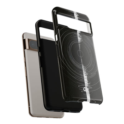 Black Tough Phone Case for Google Pixel - Obsidian Orbital Signal