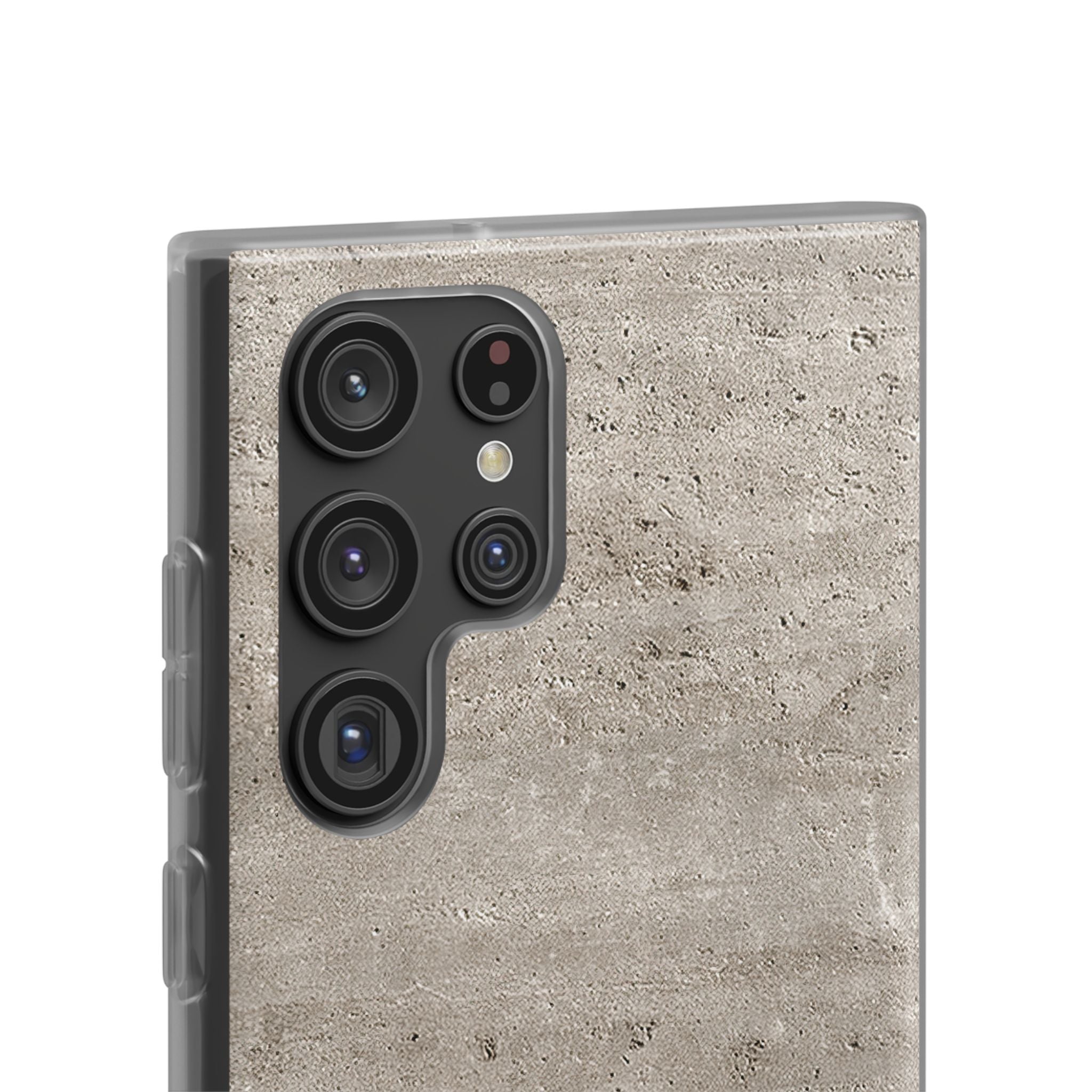 Grey Lite Phone Case for Samsung - Brutalist Stone Grit