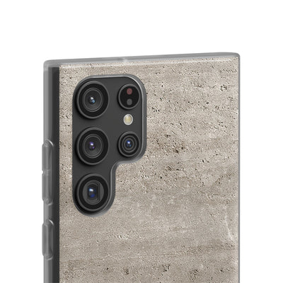 Grey Lite Phone Case for Samsung - Brutalist Stone Grit