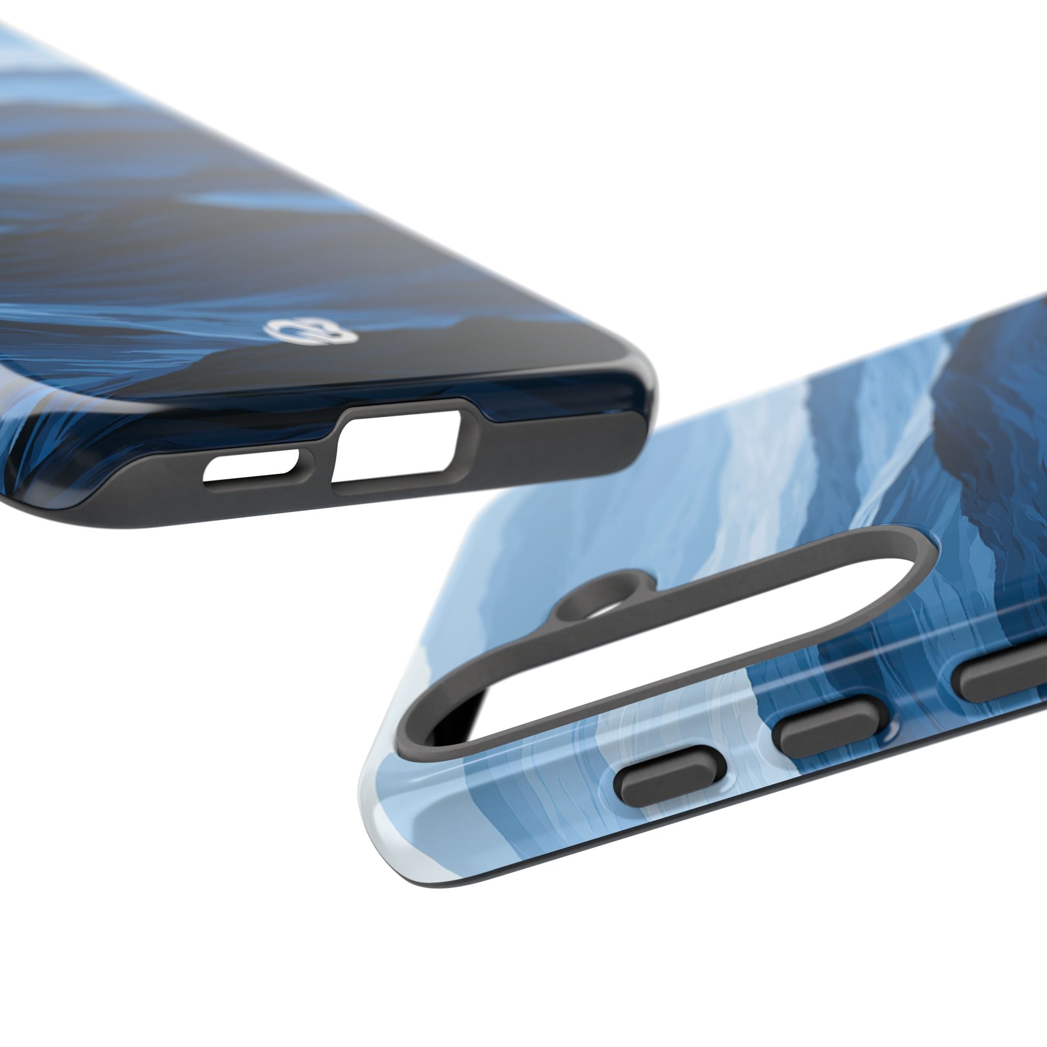 Blue Tough Phone Case for Samsung - Cobalt Ridge Tides