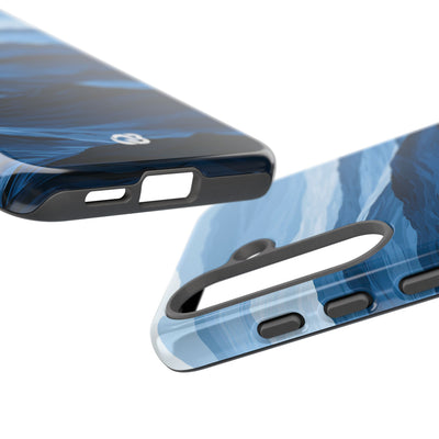 Blue Tough Phone Case for Samsung - Cobalt Ridge Tides