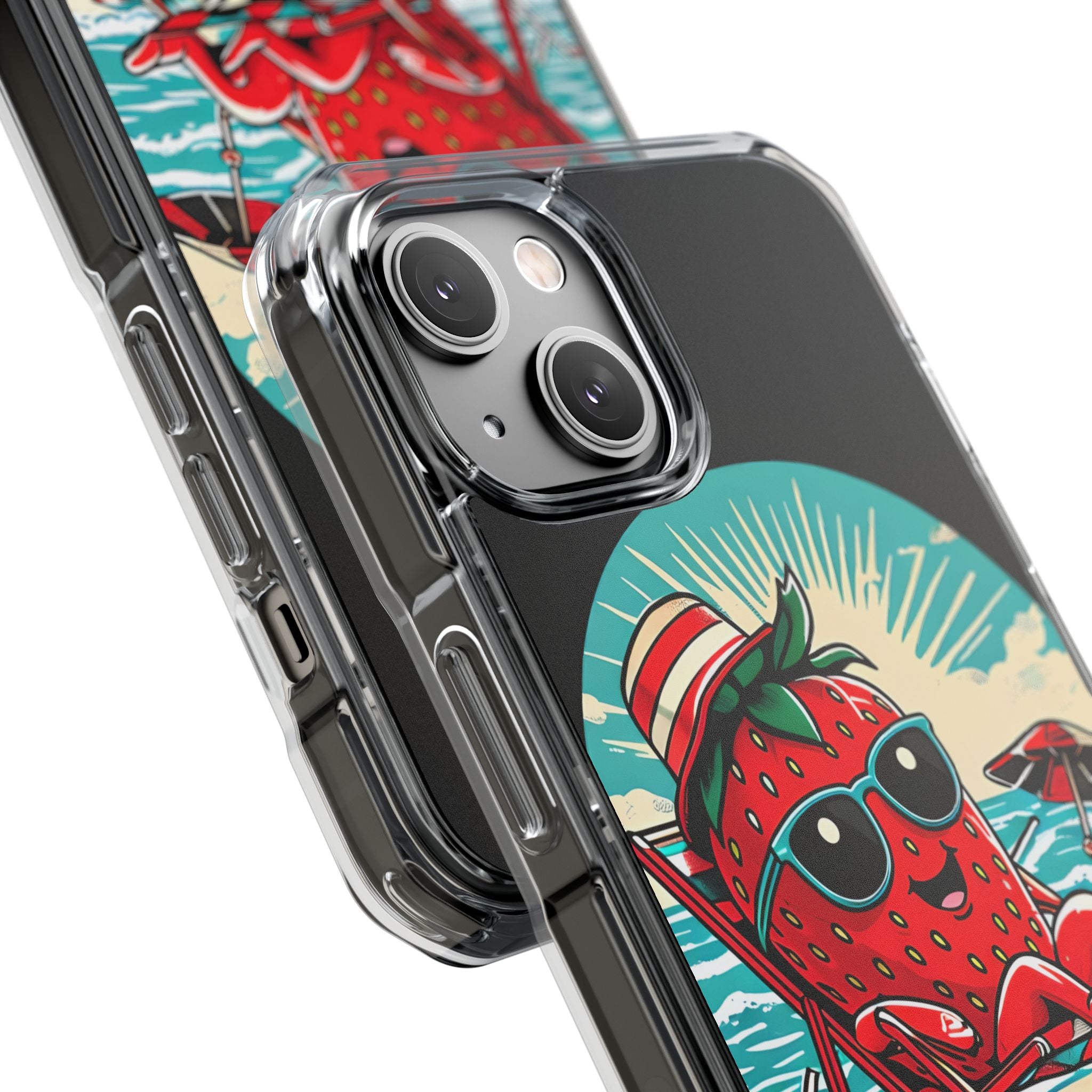 Ρετρό Παραλιακό Μούρο · Impact Θήκη για iPhone · Magsafe