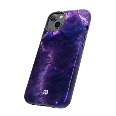 Purple Void Feline · Tough Custodia per iPhone