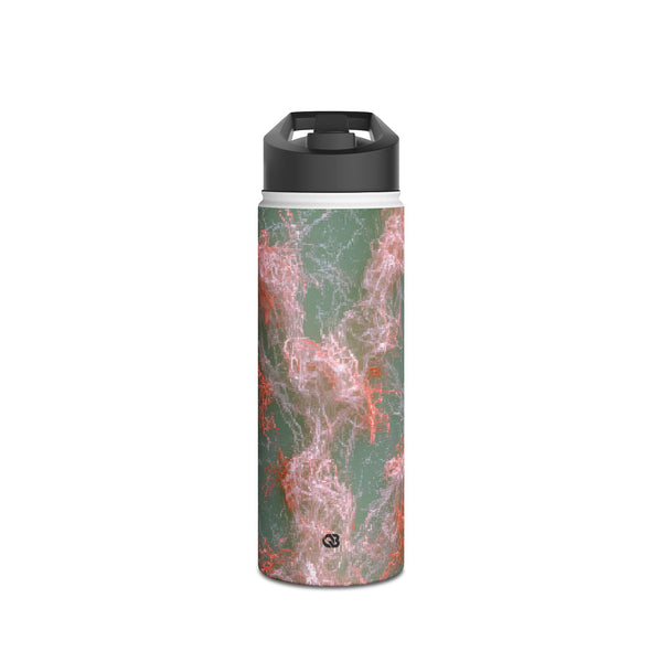 Coral Pixel Matrix · Insulated Water Bottle · Green