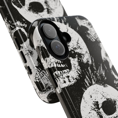 Punk Skull Riot · Tough Phone Case for iPhone · Black