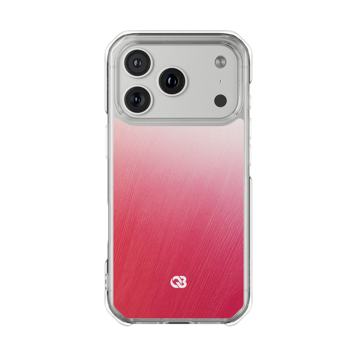 Rose Haze · Clear Impact Magnetic Phone Case for iPhone · Pink