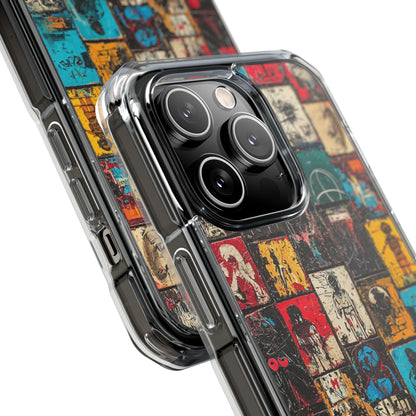 Figured Grid iPhone 14 Pro Case - Impact