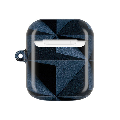 Faceted Slate · Hard Case for AirPods & AirPods Pro · Blue