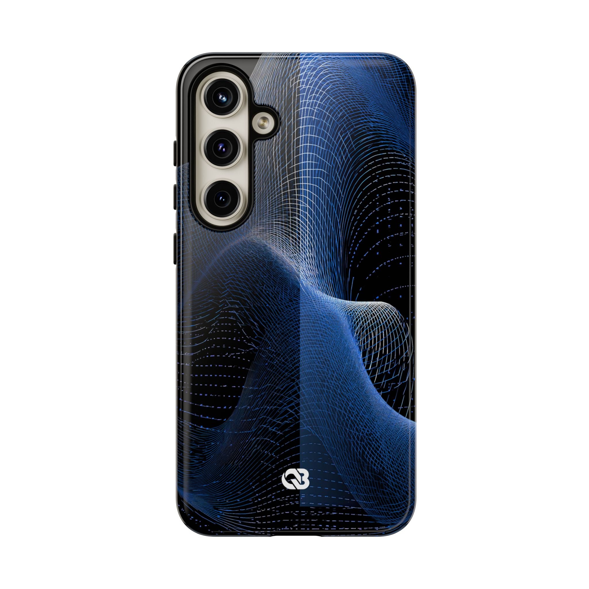 Blue Tough Phone Case for Samsung - Electric Blue Flux