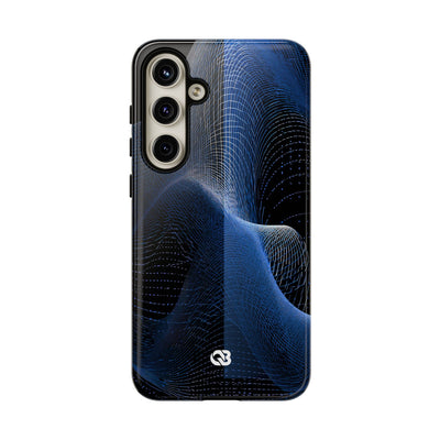 Blue Tough Phone Case for Samsung - Electric Blue Flux