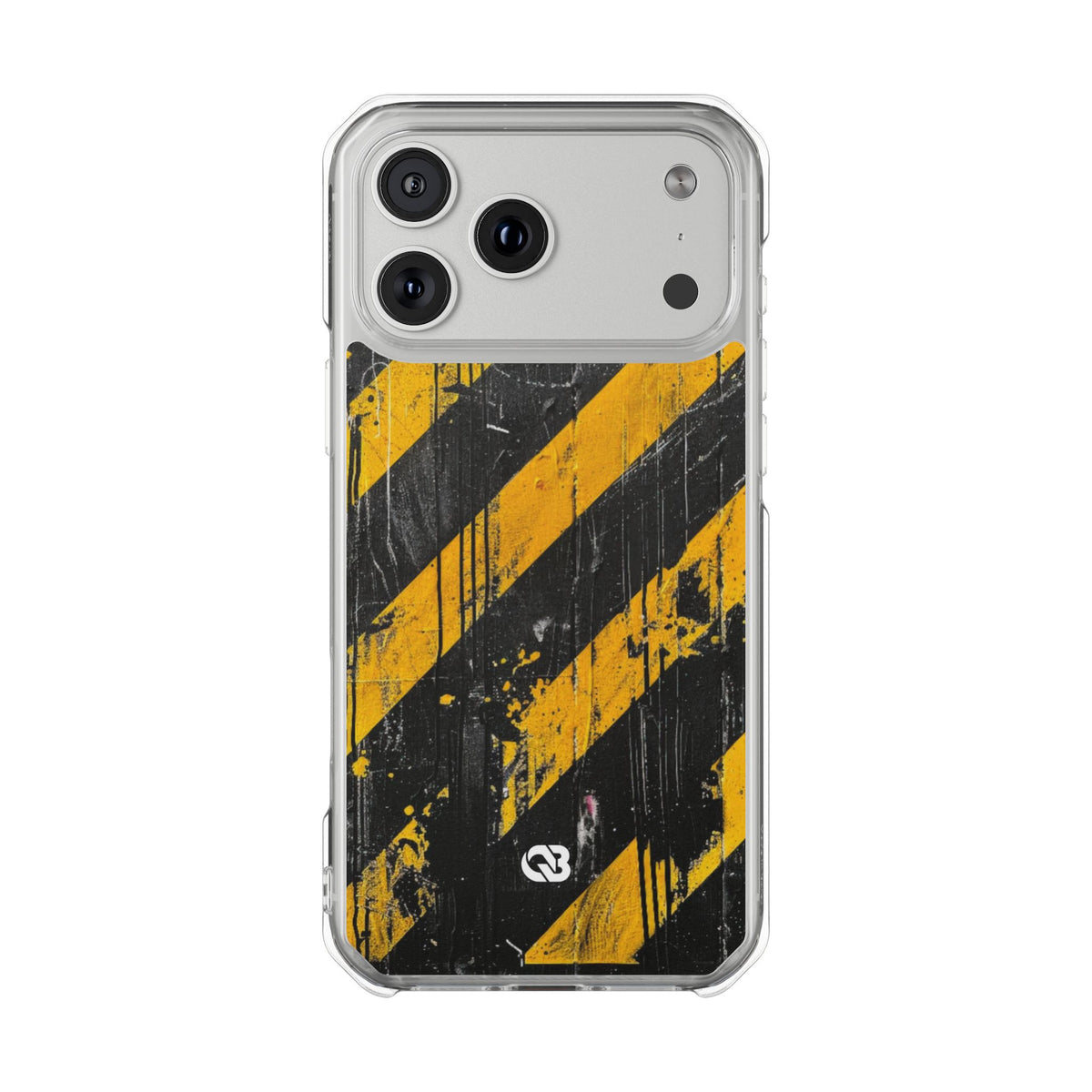 Urban Hazard Decay · Clear Impact Magnetic Phone Case for iPhone · Black