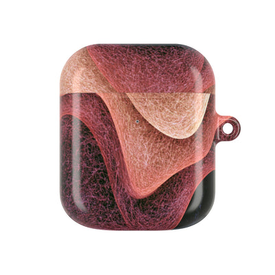 Rose Contour Waves · Hard Case for AirPods & AirPods Pro · Pink