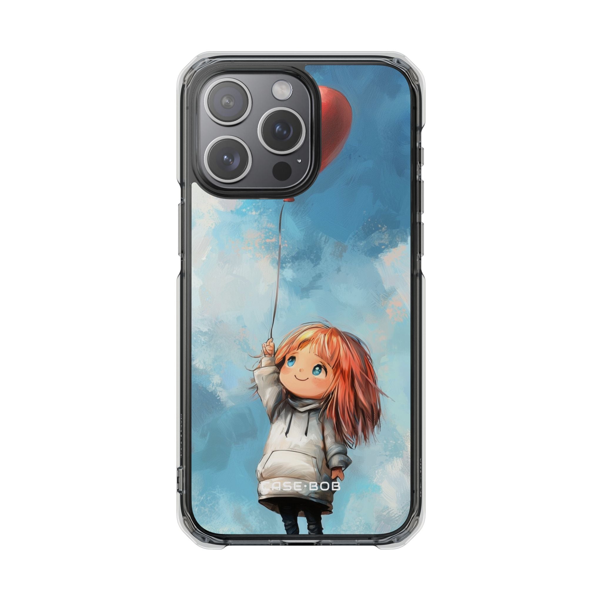 Heart Balloon Whimsy iPhone 15 Pro Max Case - Impact