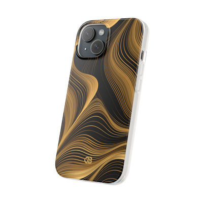 Gold Lite Phone Case for iPhone - Molten Copper Strands