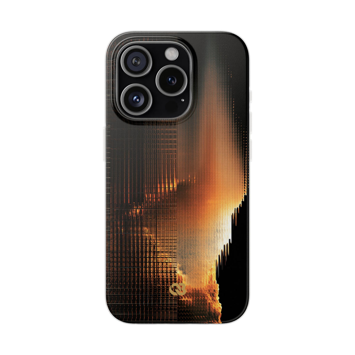 Luminous Grid · Lite Phone Case for iPhone ·  Black