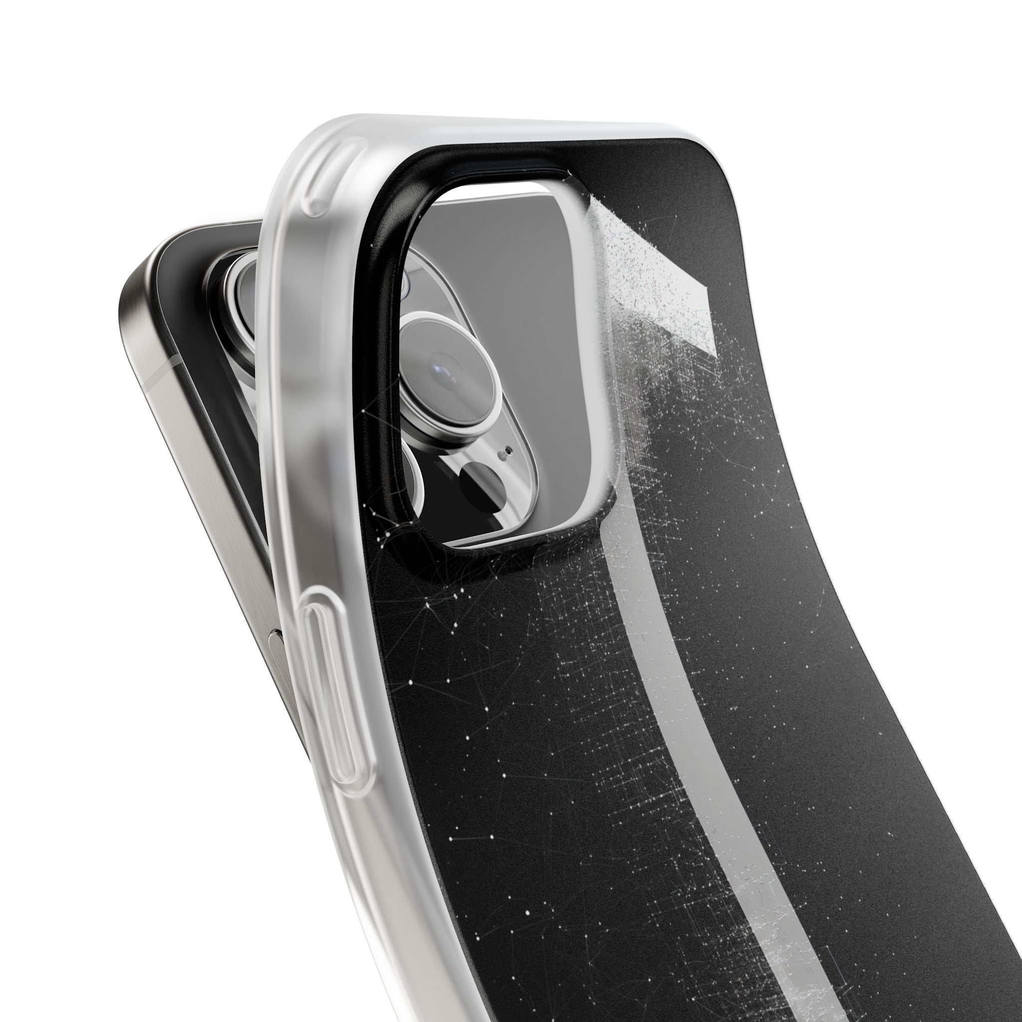 Black Lite Phone Case for iPhone - Vector Core Monolith