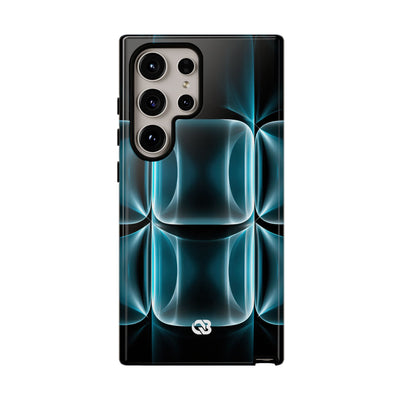 Cyan Core Matrix · Tough Phone Case for Samsung · Blue