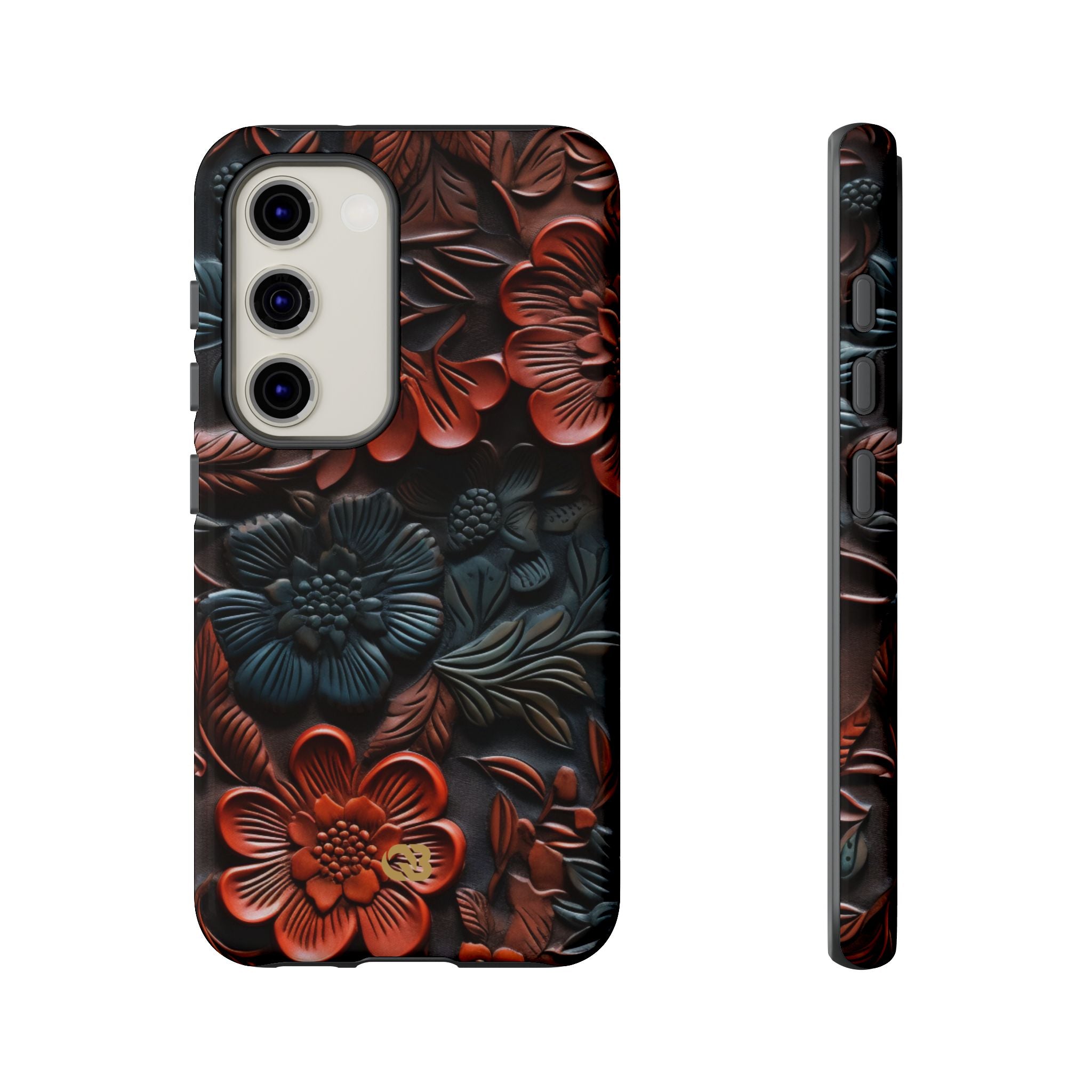 Carved Earth Bloom · Tough etui na telefon dla Samsung