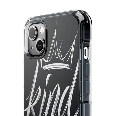 Noir Crown Script · Impact Phone Case for iPhone · Magsafe