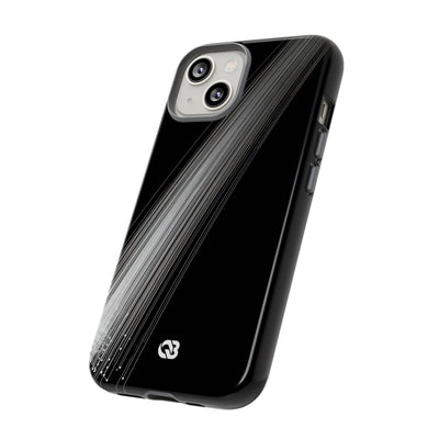 Black Tough Phone Case for iPhone - Linear Velocity Beam