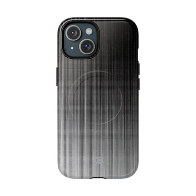 Grey Tough 2.0 Magsafe Phone Case for iPhone - Static Vertical Dither