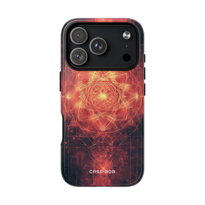 Radiant Mandala iPhone 17 Pro Case - Tough+ - CASE•BOB