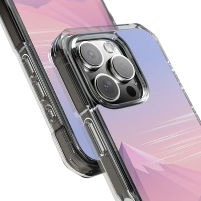Purple Impact MagSafe Phone Case for iPhone - Lavender Alpine Dawn