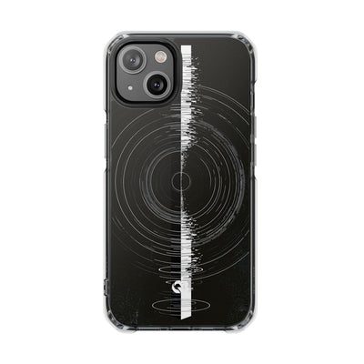 Black Impact MagSafe Phone Case for iPhone - Obsidian Orbital Signal