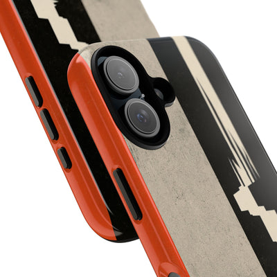 Orange Tough Phone Case for iPhone - Orange Monolith Rift