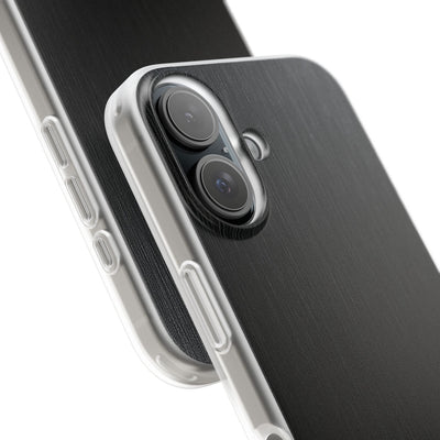 Black Lite Phone Case for iPhone - Brushed Obsidian Slate