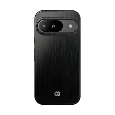 Obsidian Brushed Steel · Tough Phone Case for Pixel ·  Black
