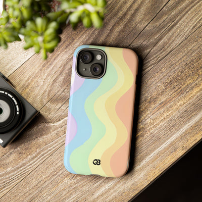 Pastel Ripple Flow · Tough Case na iPhone