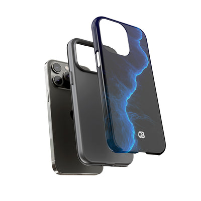 Electric Azure Drift · Tough Phone Case for iPhone · Blue