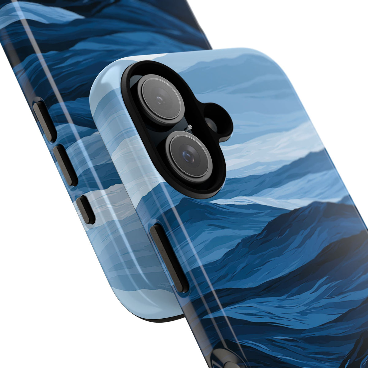 Azure Ridge Horizon · Tough Phone Case for iPhone · Blue