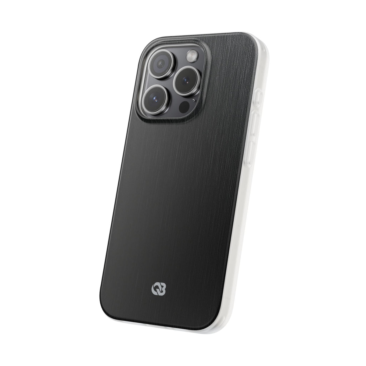 Obsidian Brushed Steel · Lite Phone Case for iPhone ·  Black