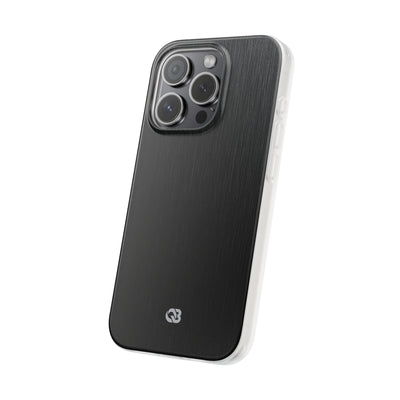 Obsidian Brushed Steel · Lite Phone Case for iPhone ·  Black