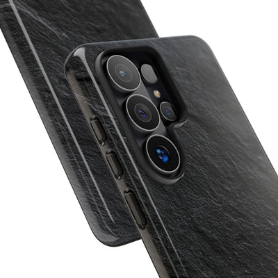 Obsidian Slate · Tough Phone Case for Samsung · Black