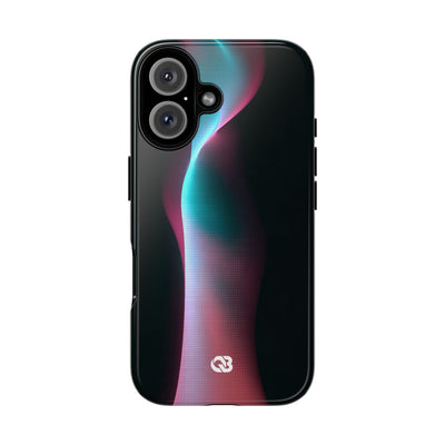 Neon Pixel Flow · Tough Phone Case for iPhone · Black